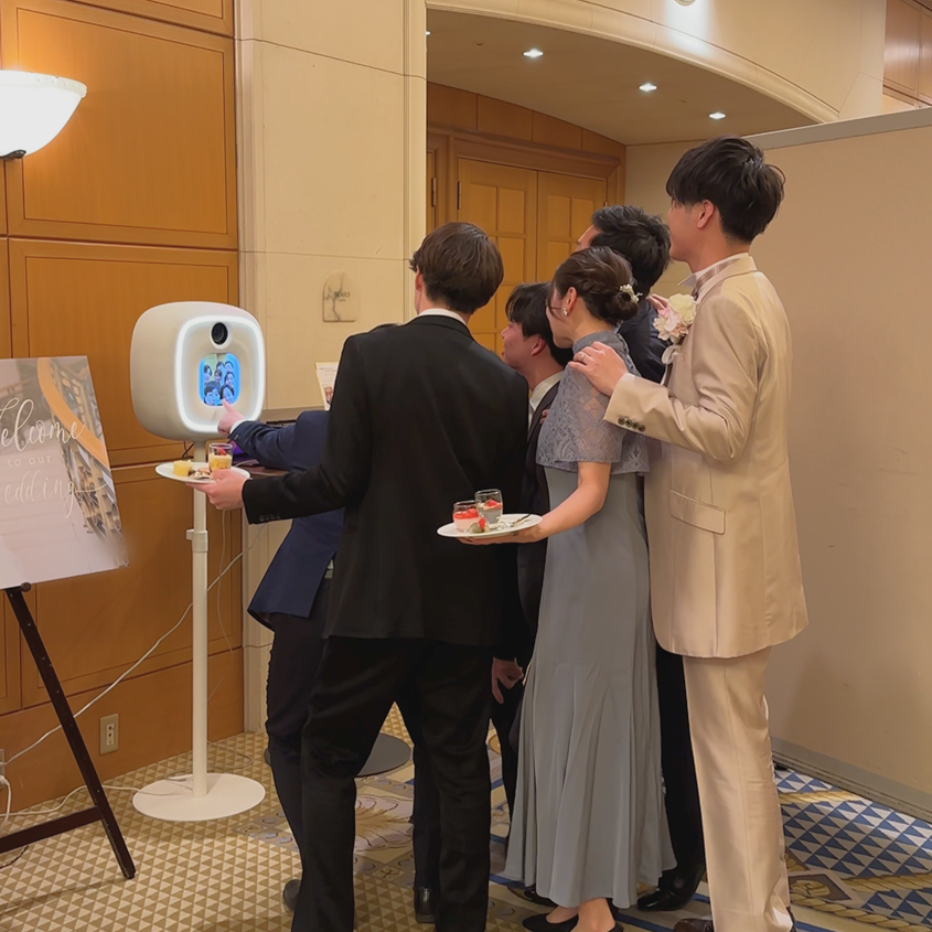 ヒルトンお台場 結婚式 Lumenフォトブース導入事例 写真3
