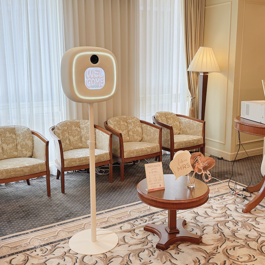 リーガロイヤルホテル大阪 結婚式 Lumenフォトブース導入事例 写真1