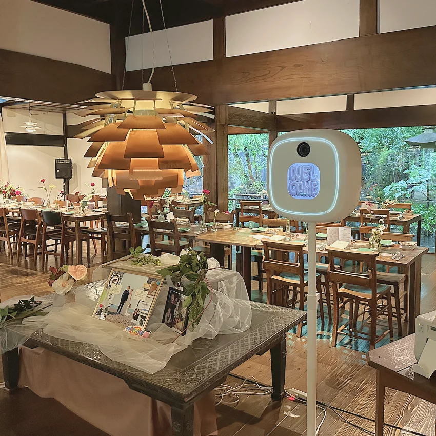 MOKICHI TRATTORIA 結婚式 Lumenフォトブース導入事例 写真1