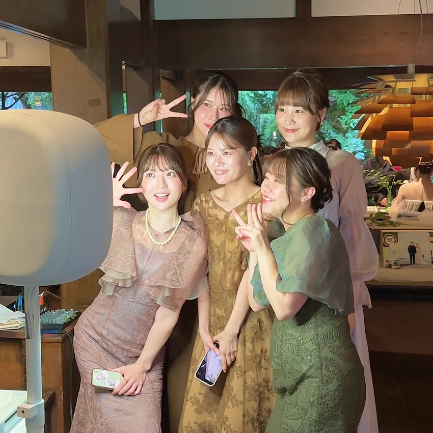 MOKICHI TRATTORIA 結婚式 Lumenフォトブース導入事例 写真5