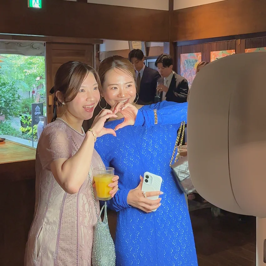 MOKICHI TRATTORIA 結婚式 Lumenフォトブース導入事例 写真6